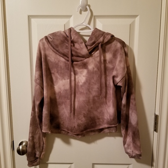 Rue21 Tops - Tie Dye style crop hoodie